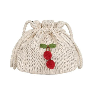 Grass Weave One-Shoulder Messenger Bag for Summer Leisure