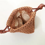 Bohemian Straw Woven Bag Rattan Crossbody Handbag