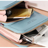 Women Wallets Card Pack Phone Bag Cartoon Print Storage Purse Crossbody Bags