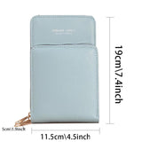 Women Wallets Card Pack Phone Bag Cartoon Print Storage Purse Crossbody Bags