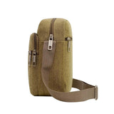Men's Canvas Shoulder Bag Large Capacity Business Travel Backpack