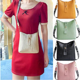 Women's Bucket Bags PU Leather Crossbody Shoulder Bag Crocodile Messenger Bags