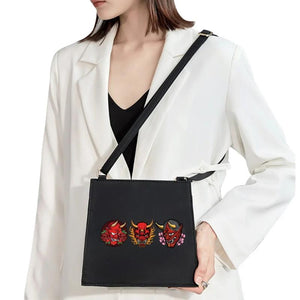 Funny Monster Pattern Shoulder Bag for Women