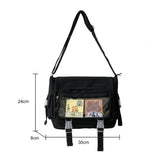 Waterproof Nylon Crossbody Bags for Women Solid Tote Shoulder Bag Large Capacity