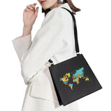 Cartoon Travel Print Bag Square Ladies Handbag