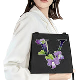 Sweet Style Shoulder Bag Initial Letter Print Tote Bag