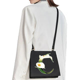 Sweet Style Shoulder Bag Initial Letter Print Tote Bag