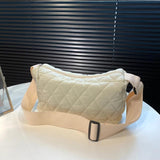 Quilted Messenger Bags Large Capacity Satchels Bags Nylon