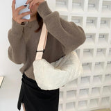 Quilted Messenger Bags Large Capacity Satchels Bags Nylon