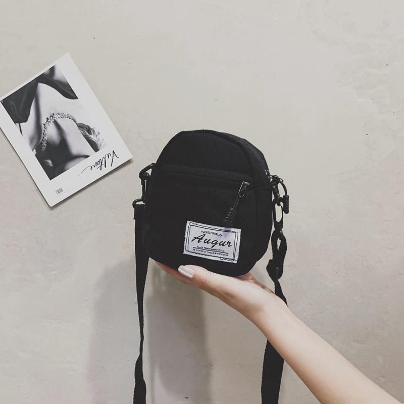 Canvas Patchwork Crossbody Bag Mini Handbag