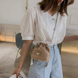 Straw Woven Flower Embroidery Shoulder Bag for Women