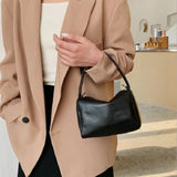 Mini Square Bag PU Leather Women's Handbag Chain Zipper Shoulder Messenger