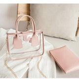 Women Crossbody Bag Handbags Bags for Women Female Square Transparent Purses
