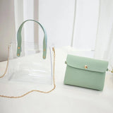 Jelly Pack Chain Pouch Shoulder Handbag Lady Bags Y687 19X7.5X17cm