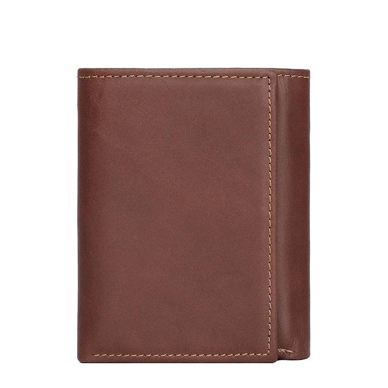 Men's RFID Leather Wallet with Money Clip