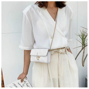 Y-lock Handbags Diamond Chain Square Bag Women's Large Capacity