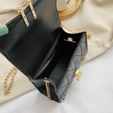 Y-lock Handbags Diamond Chain Square Bag Women's Large Capacity