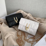 Y-lock Handbags Diamond Chain Square Bag Women's Large Capacity