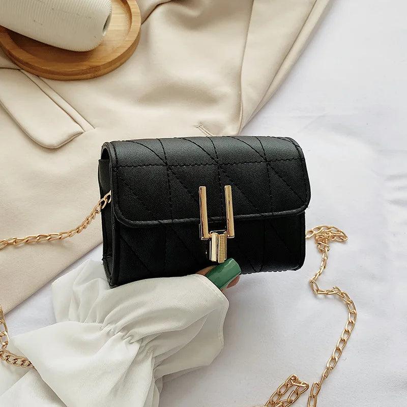 Y-lock Handbags Diamond Chain Square Bag Women's Large Capacity