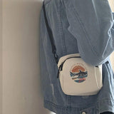 Canvas Handbags Mini Student Bag Phone Bags Crossbody Bags