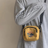 Canvas Handbags Mini Student Bag Phone Bags Crossbody Bags