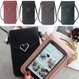 Women PU Leather Crossbody Shoulder Bag Card Holder Messenger