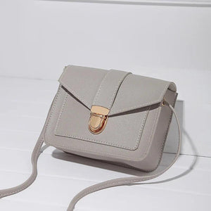 Yellow Mini Crossbody Bag for Women PU Leather Shoulder Messenger