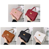 Small Style Striped Messenger Bag For Women Female Shoulder Bag