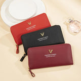 Women's Zipper Handbag Long Wallet Large Capacity Mobile Phone Bag