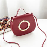 Sweet Candy Macarons Clamshell Shoulder Handbag Portable Crossbody
