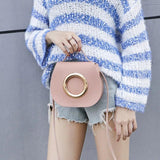 Sweet Candy Macarons Clamshell Shoulder Handbag Portable Crossbody