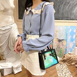 Summer Women Mini Small Shoulder Bag Laser PVC Candy Girls Crossbody Bag Red