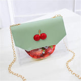 Diagonal Cross Small Bag Transparent Package