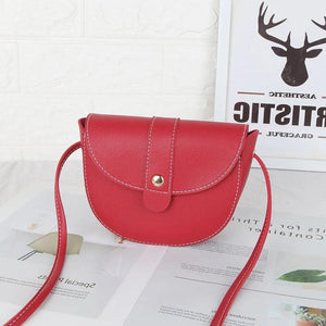 Small Women PU Leather Handbag Solid Ladies Bags Clutch Crossbody Shoulder Bag