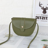 Small Women PU Leather Handbag Solid Ladies Bags Clutch Crossbody Shoulder Bag