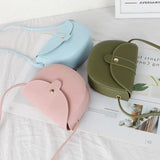 Small Women PU Leather Handbag Solid Ladies Bags Clutch Crossbody Shoulder Bag