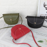 Small Women PU Leather Handbag Solid Ladies Bags Clutch Crossbody Shoulder Bag