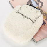 Cat Shaped Plush Handbag for Women