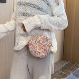 Winter Women's Bags Wool Shoulder Bag Elegent Ladies Crossbody Bag