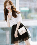 Women's Fresh Crossbody Shoulder Tote Bag 18X8X14cm