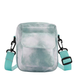 Canvas Small Crossbody Bags Women Dyeing Printing Phone Shoulder Handbag