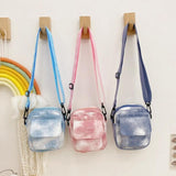 Canvas Small Crossbody Bags Women Dyeing Printing Phone Shoulder Handbag