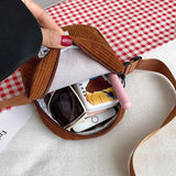 Small Canvas Shoulder Bag Mini Crossbody Bag for Women