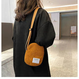 Small Canvas Shoulder Bag Mini Crossbody Bag for Women