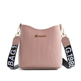 Crocodile PU Leather Women Messenger Bag - Handbag