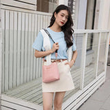 Crocodile PU Leather Women Messenger Bag - Handbag
