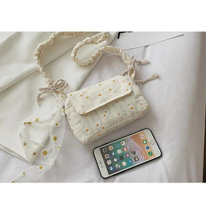 Women Canvas Shoulder Bag Messenger Cotton Cloth Casual Bags Retro