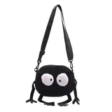 Big Eyes Canvas Girls Shoulder Bag Messenger Bag Kids Women Coin Purse