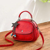 Shoulder Bag Female PU College Wind Tote Motorcycle Bag Nafei