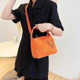 Women's Corduroy Shoulder Bag Casual Purse